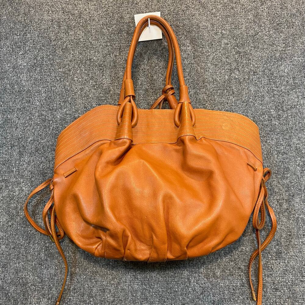 Dolce Gabbana XX Anniversary Brown Genuine Leather Hobo Shoulder Bag Large Purse - Picture 3 of 13